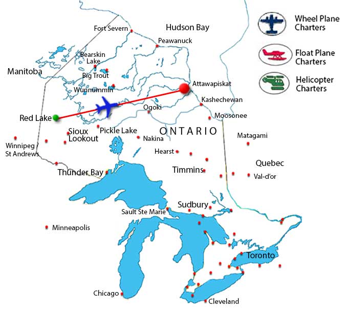 Webequie Helicopter Charter Flights